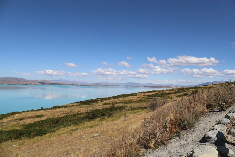 Neuseeland - Omarama - Fahrt entlang des Lake Pukaki