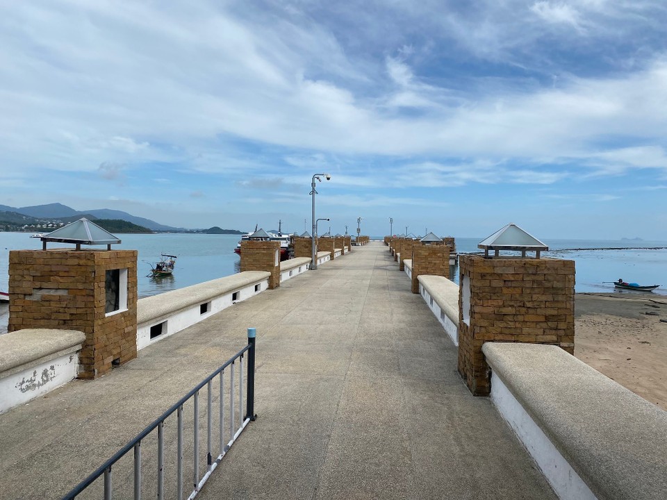 Thailand - Ko Samui - Der Pier zur Fähre nach Koh Phangan.