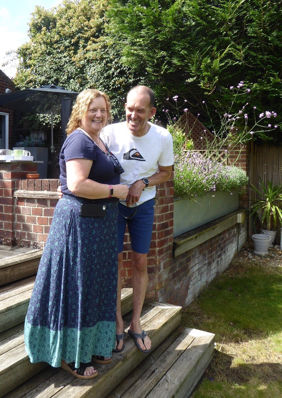 United Kingdom - Colchester - A delicious BBQ indoors, and then the sun came out!