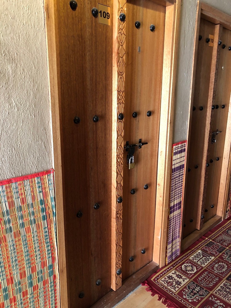 Oman -  - Eingang zu unserem schönem Zimmer