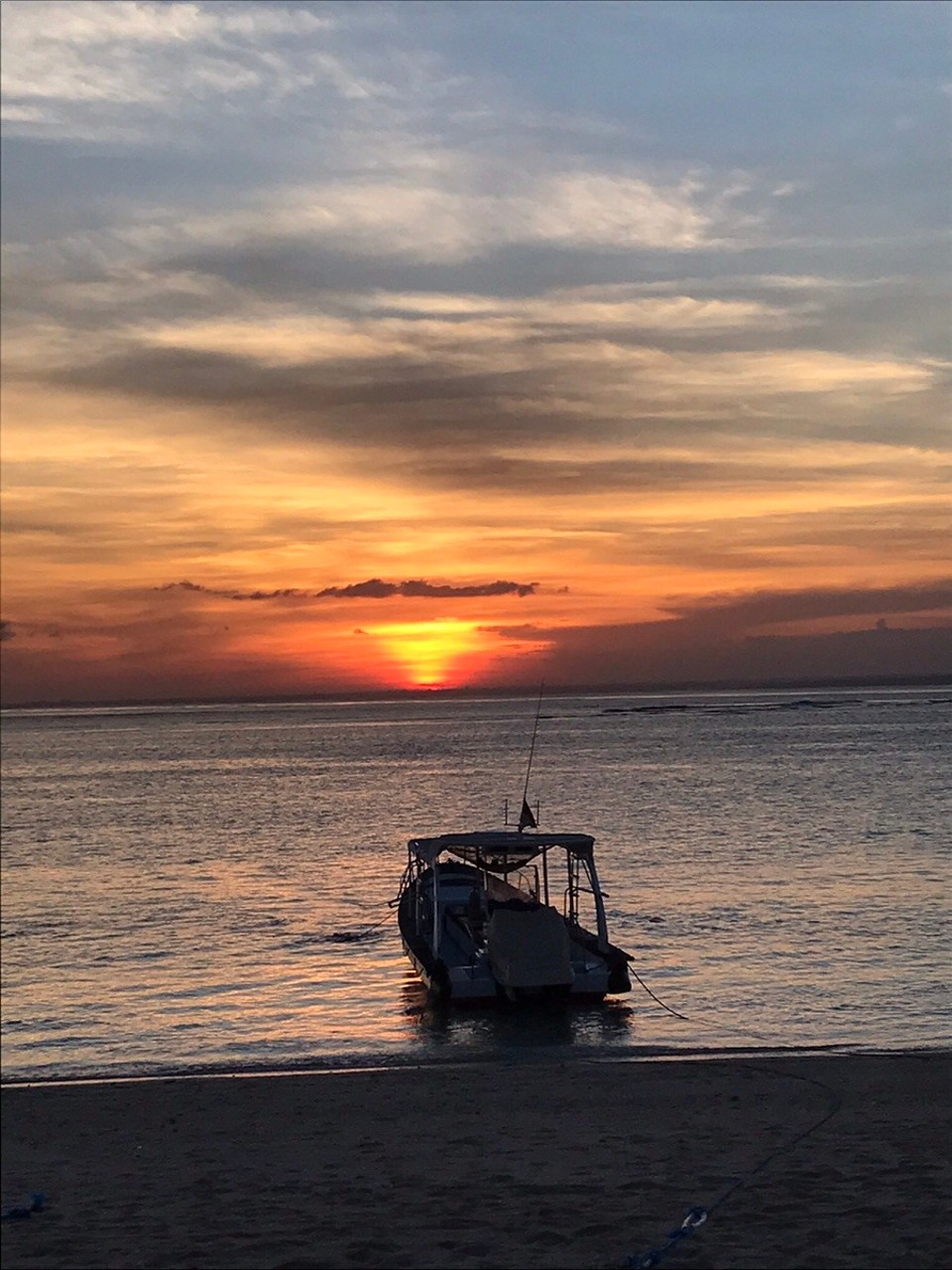Indonesia - Gianyar -  Beautiful sunset