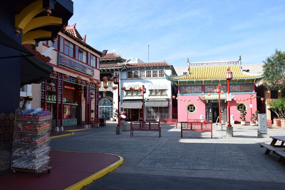 USA - Los Angeles - Der Central Plaza in Chinatown - echt ausgestorben