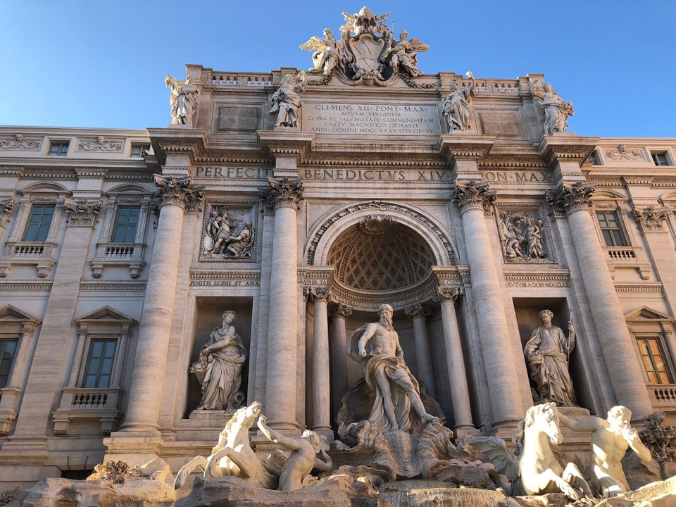 Italien - Rom - Trevi Brunnen