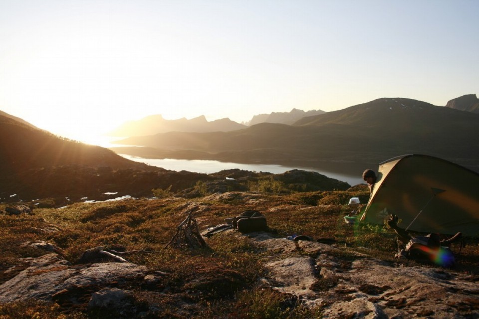 Norway - Senja - Most spectacular Zeltplatz ever