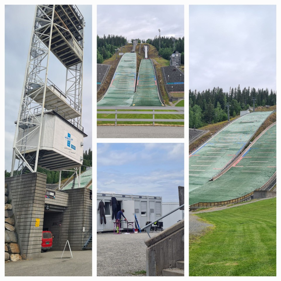 Norwegen - Lillehammer - Sprungschanze K-Punkt 123m und 90m 