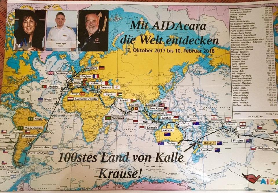 Neuseeland - Waitangi - 100 Länder woooh - hatte ganz schön Bauchweh heute morgen