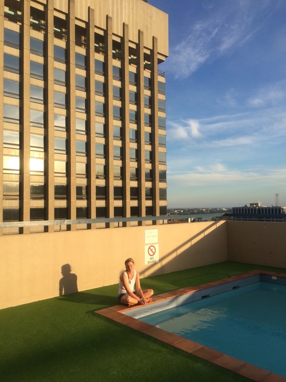 Australien - Sydney - Pool auf unserer Dachterrasse :)