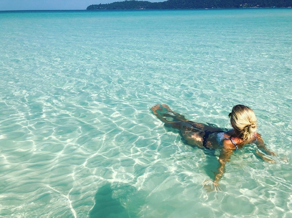 Kambodscha -  - 2 Tage genossen wir den wunderschönen Strand und das Meer in vollen Zügen 🌴🐚☀️