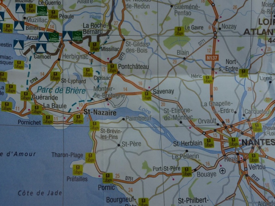 Frankreich - Nantes, St. Nazaire, Cote d´Amour - Nantes /Loire, St.Nazaire /Atlantik