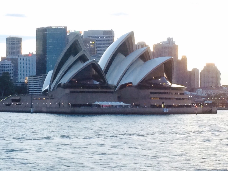 Australia - Annandale - The sea side view of the Opera House