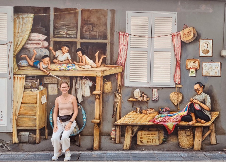 Singapur -  - Sooo viele schöne Wandgemälde 🎨