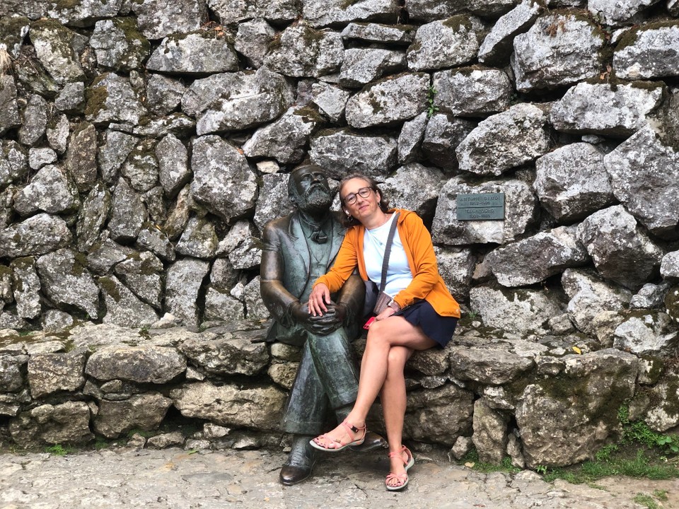 Spanien - Comillas - Wir glauben er war etwas merkwürdig. Nach einer unerfüllten Liebe, soll er enthaltsam gelebt haben.