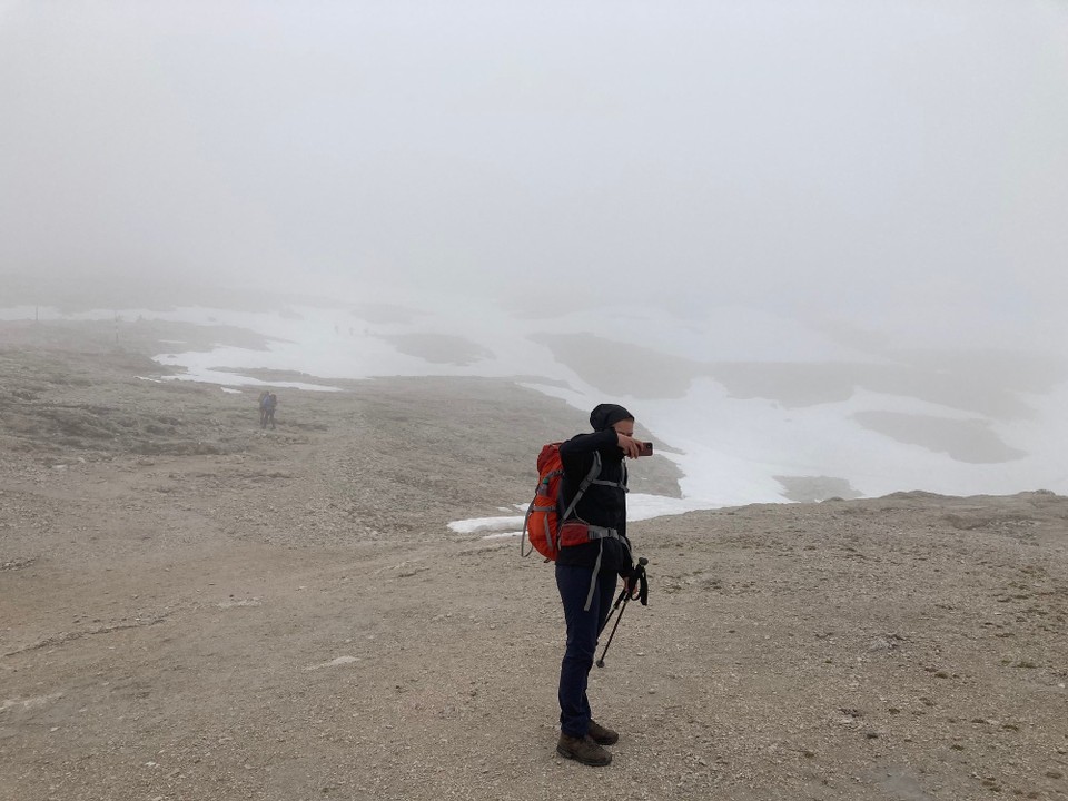 Italien - Livinallongo del Col di Lana - Keine Sicht, Piz Boe lassen wir aus