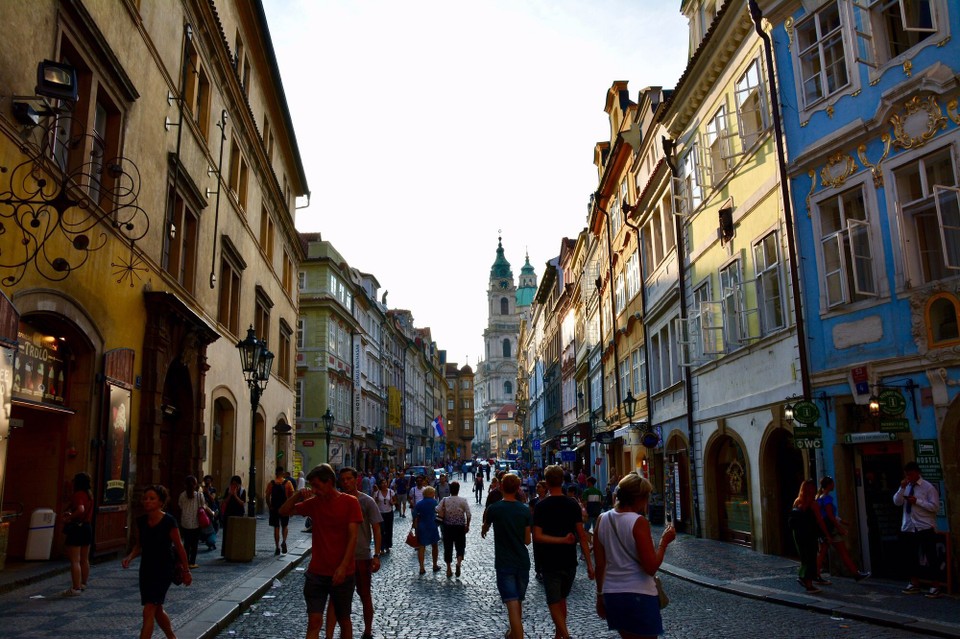 Tschechische Republik - Prag - eine der schönen Straßen Prags