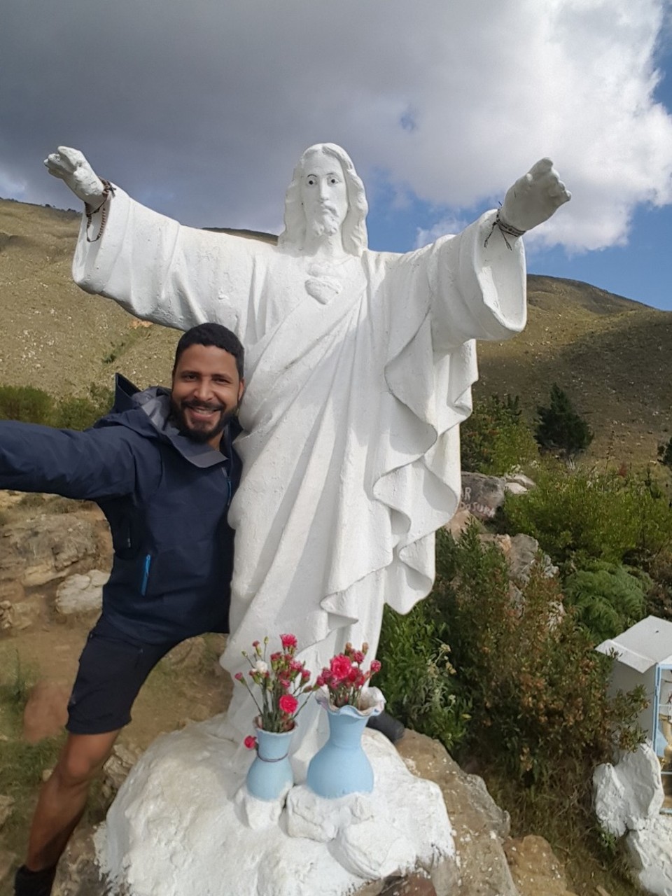 Kolumbien - Villa de Leyva - Okay Jesus thank you.....