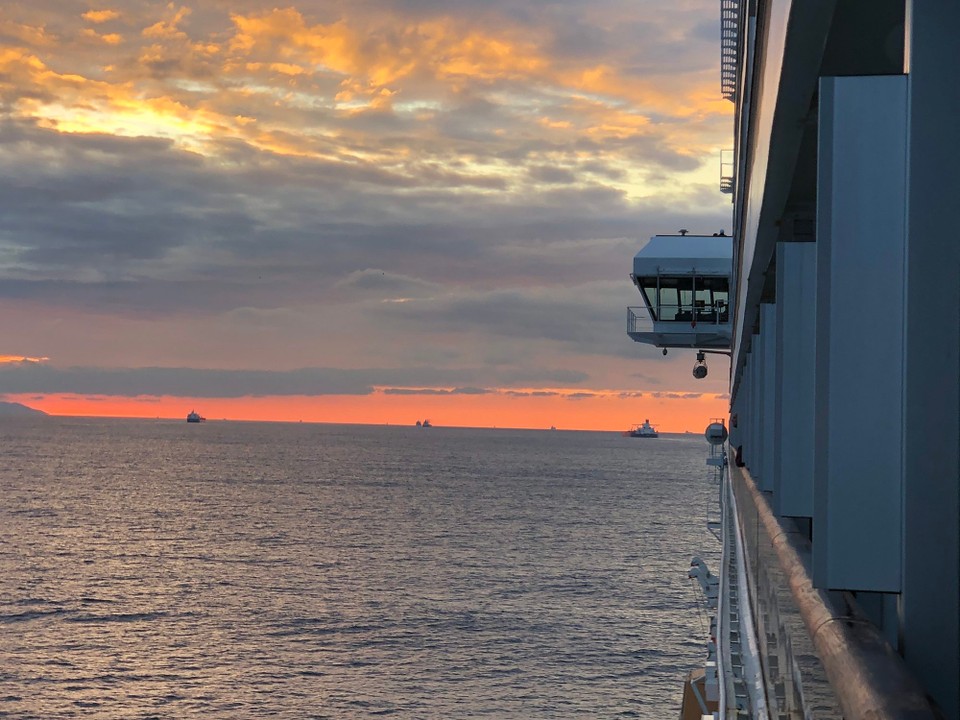  -  - Sonnenuntergang bei Gibraltar 