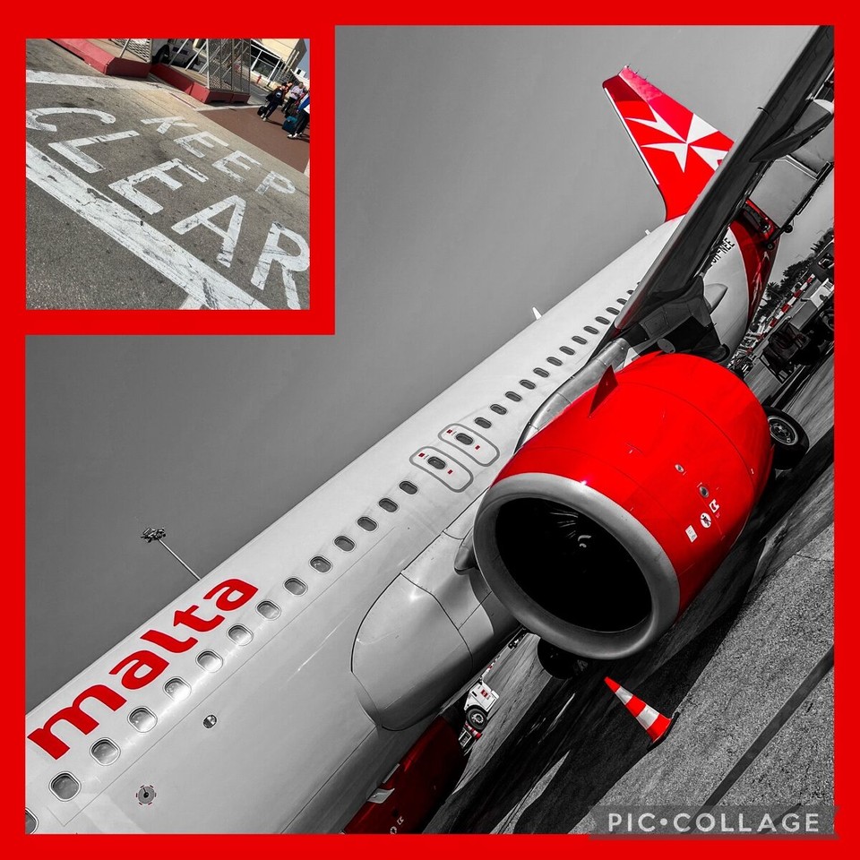 Malta - Luqa - Geschafft. Abflug! 
