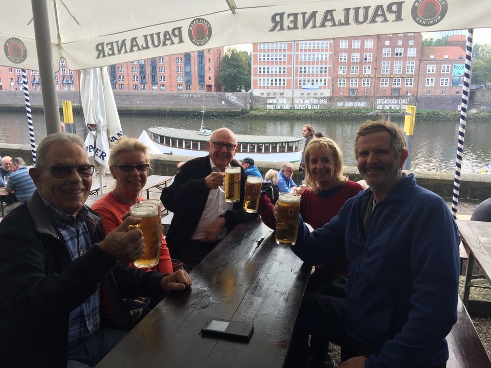  - Germany, Bremen, Schwachhausern - Paulaner Bier Garten with Horst, Jochen and Margret