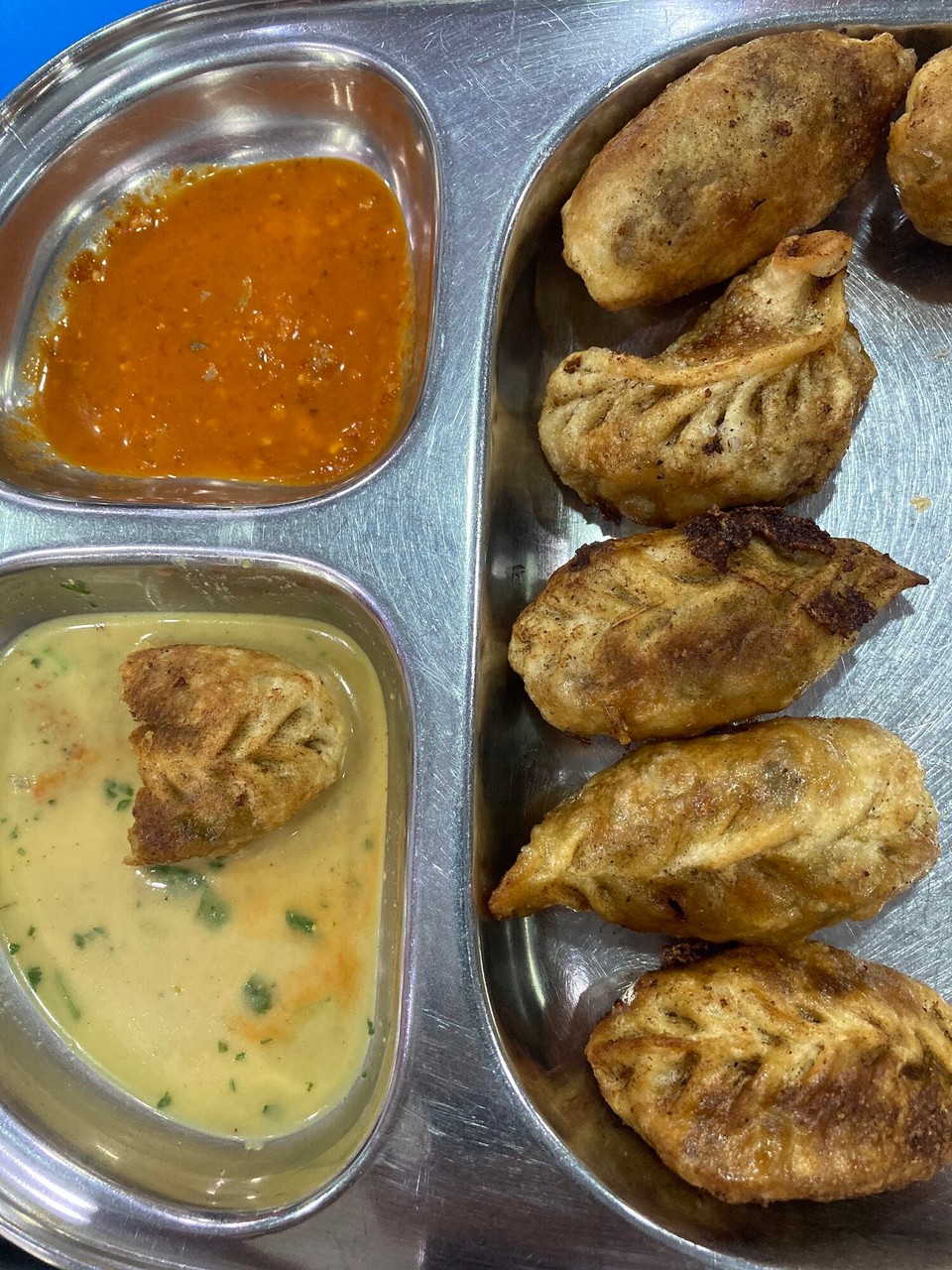 Nepal -  - Vegetable Momos heute mal frittiert 🤤 