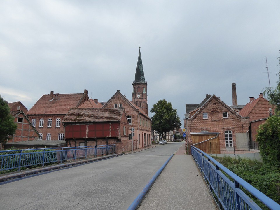 Deutschland - Dömitz - Und schlussendlich habe ich doch aufrecht fahrend mein heutiges Ziel erreicht. Dömitz. Auf den ersten Blick wieder sehr sympathisch.