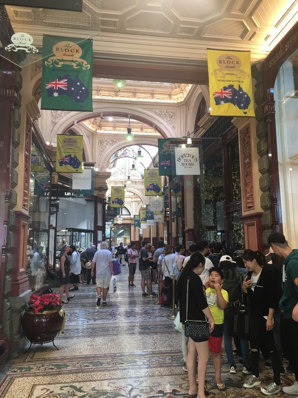 Australien - Melbourne - Shopping unter coolen Arkaden