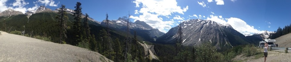 Canada - Icefield Campground - En weer onderweg.