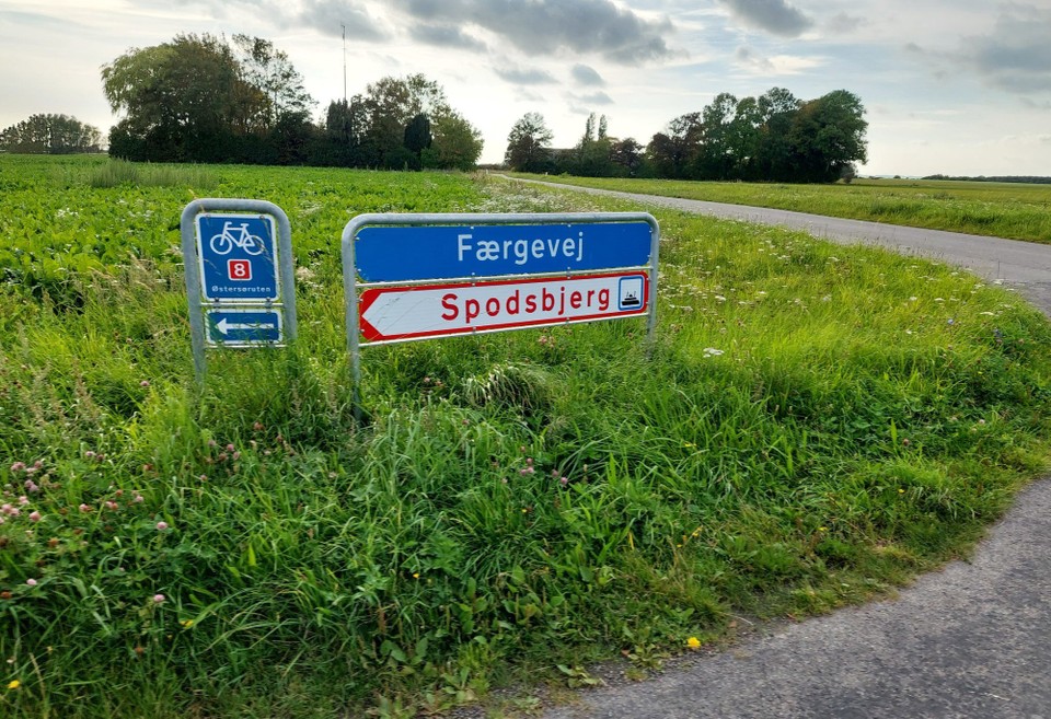 Dänemark - Harpelunde - Auf dem Weg zur Fähre von Tårs nach Spodsbjerg 