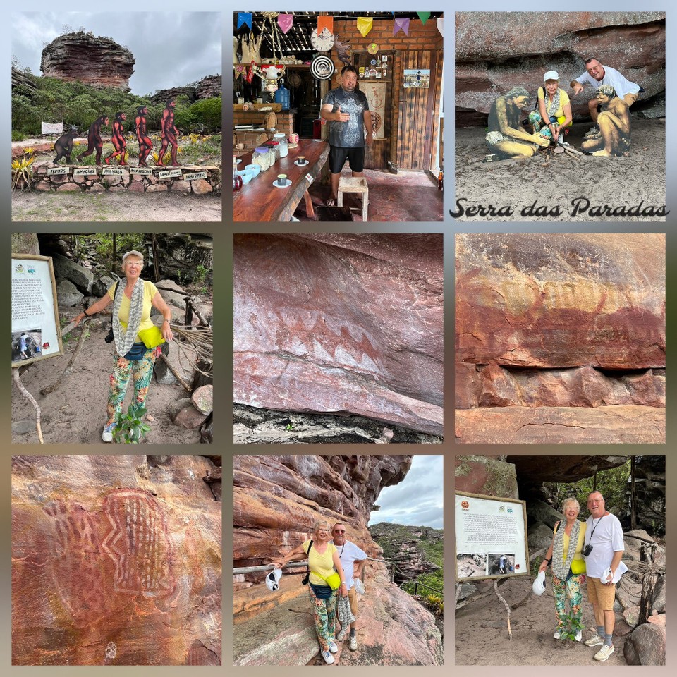 Brasilien - Lençóis - Archäologische Fundstelle Felsenmalerei