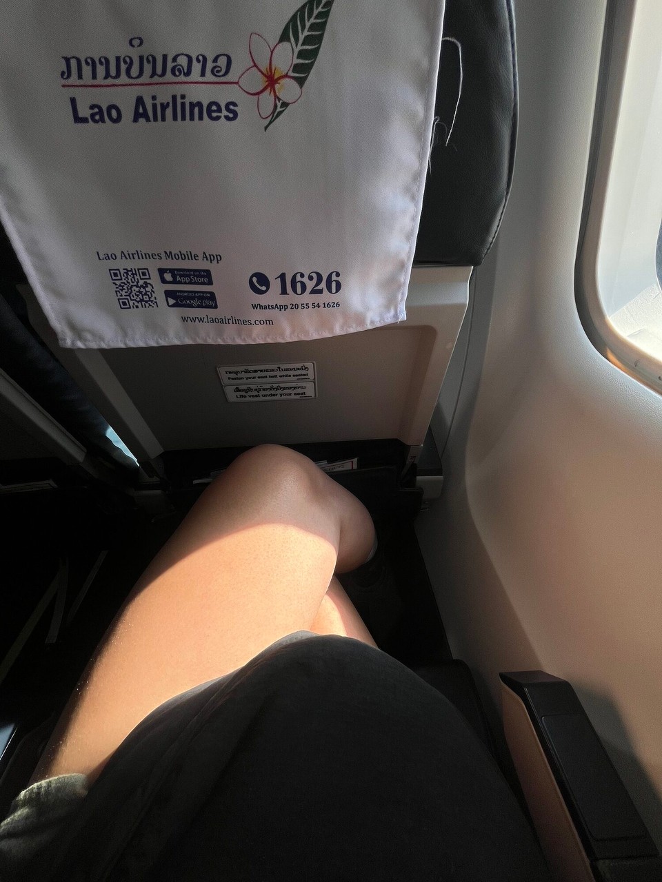 Vietnam - Ho Chi Minh City - Got a seat to myself on the plane! More room than Rynair 
