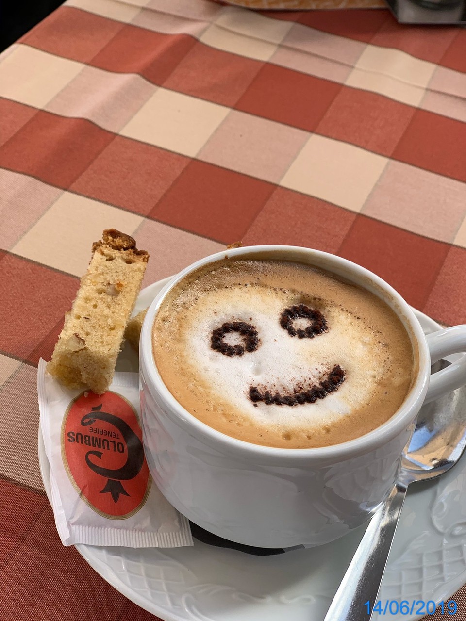 Spanien - Puerto de la Cruz - So schaut mein Café con leche aus