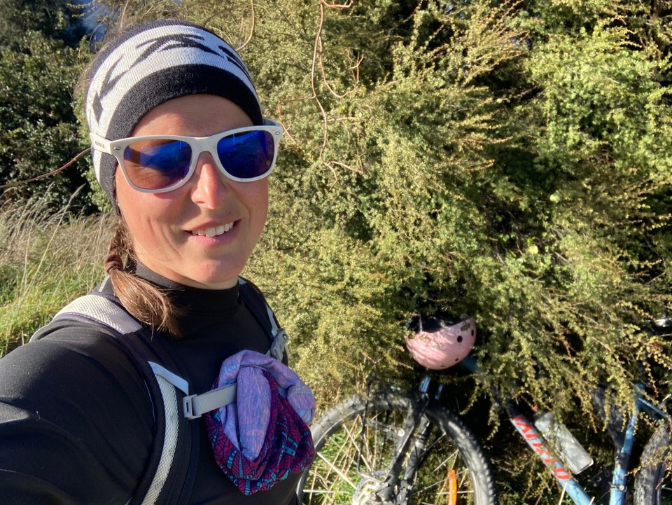 Neuseeland - Wanaka - Wieder unten angekommen, mein Fahrrad und Helm warten schon 🤪