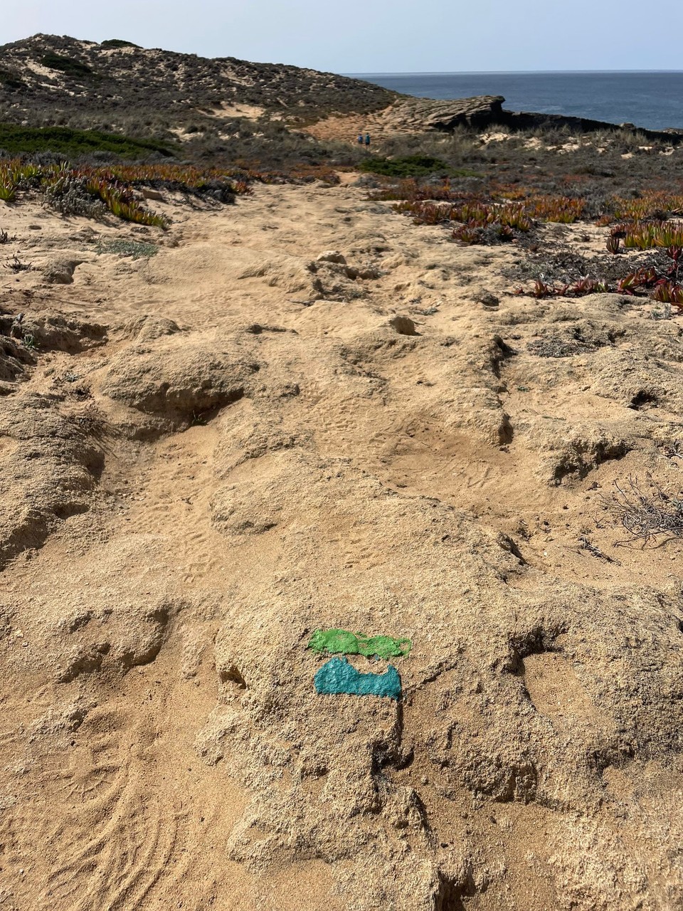 Portugal - Vila Nova de Milfontes - Das „Zeichen“ nicht aus dem Blick verlieren. 