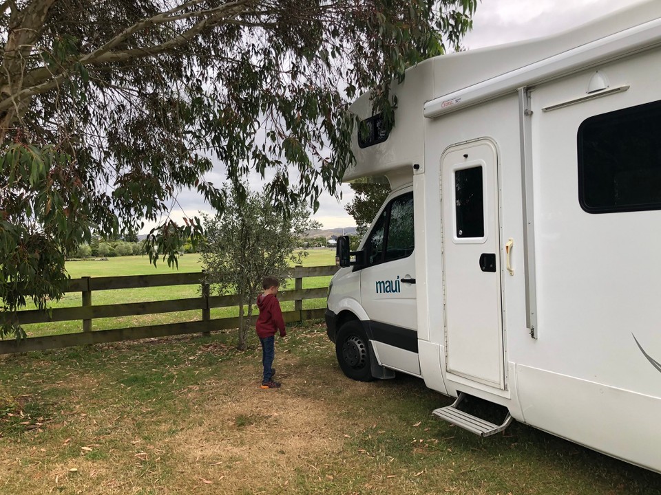 Neuseeland - Martinborough - Sehr gemütlicher ruhiger Campingplatz 