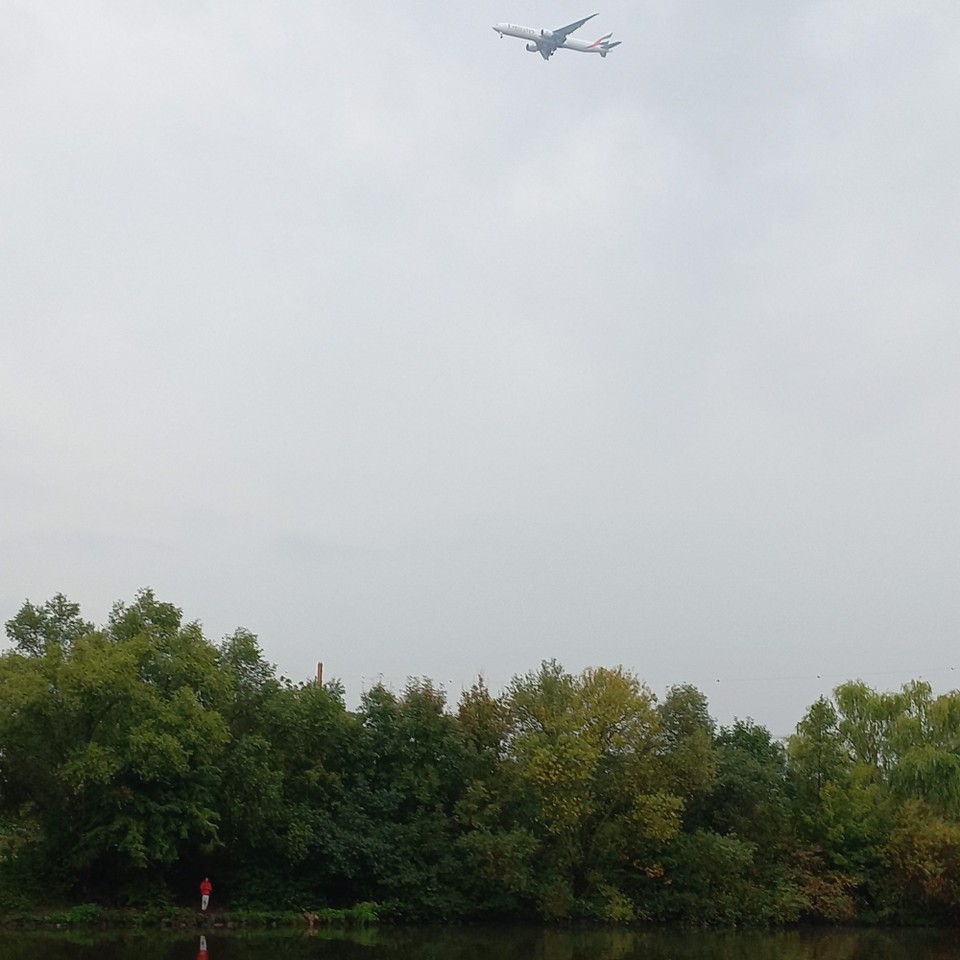 Deutschland - Frankfurt am Main - Anflugschneise Frankfurt