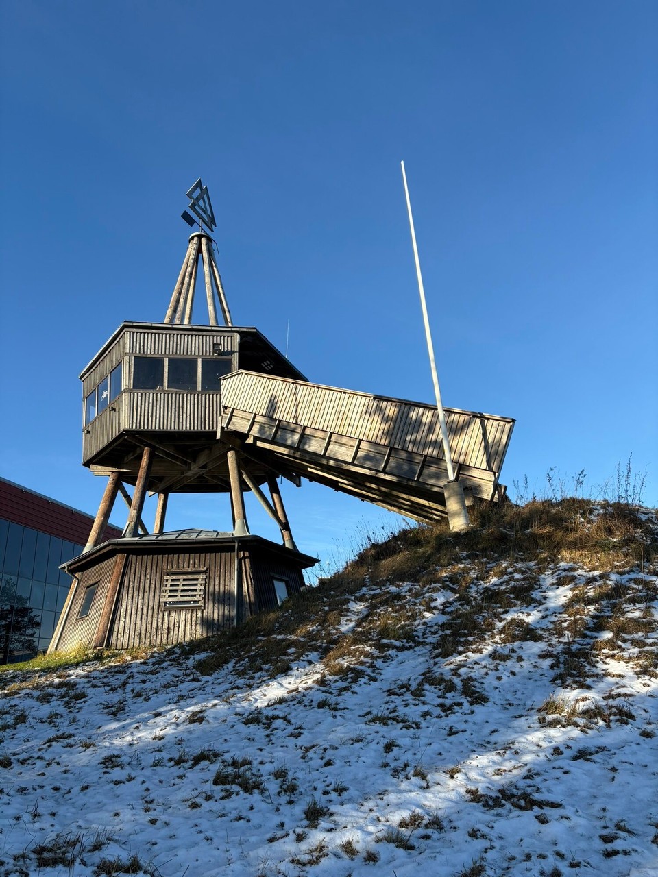 Schweden - Bjästa - Starterhäuschen für Skirennen