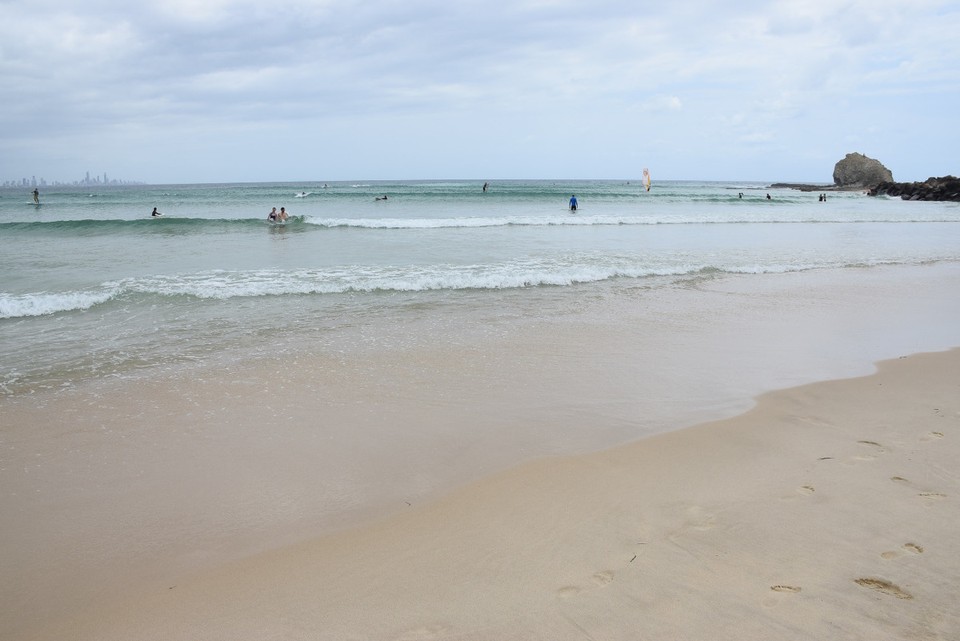 Australien - Coolangatta - Hier waren die Wellen viel netter zu uns!