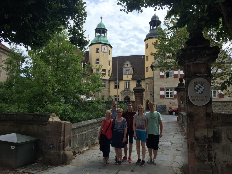 Germany - Henfenfeld - Castle Hersbruck built prior to 1000 as Haderich's fortress to protect the bridge crossing. 