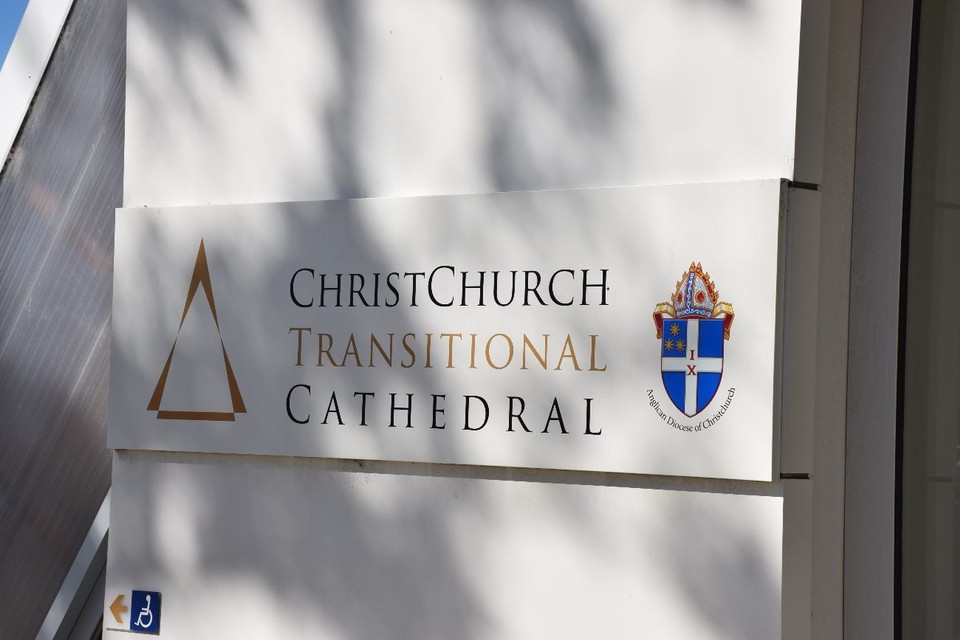 Neuseeland - Christchurch - Die Transitional Cathedral wurde als Ersatz für die nicht mehr nutzbare ChristchurchCathedral in kurzer Zeit aufgebaut