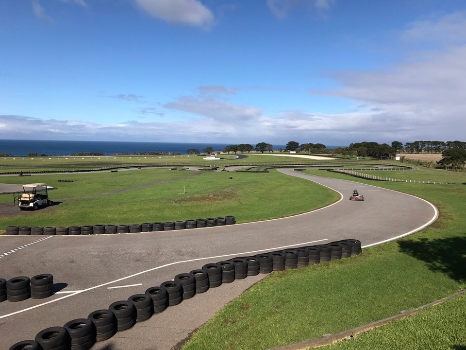 Australia - Philip Island - Go kart track is miniature version of the biggie