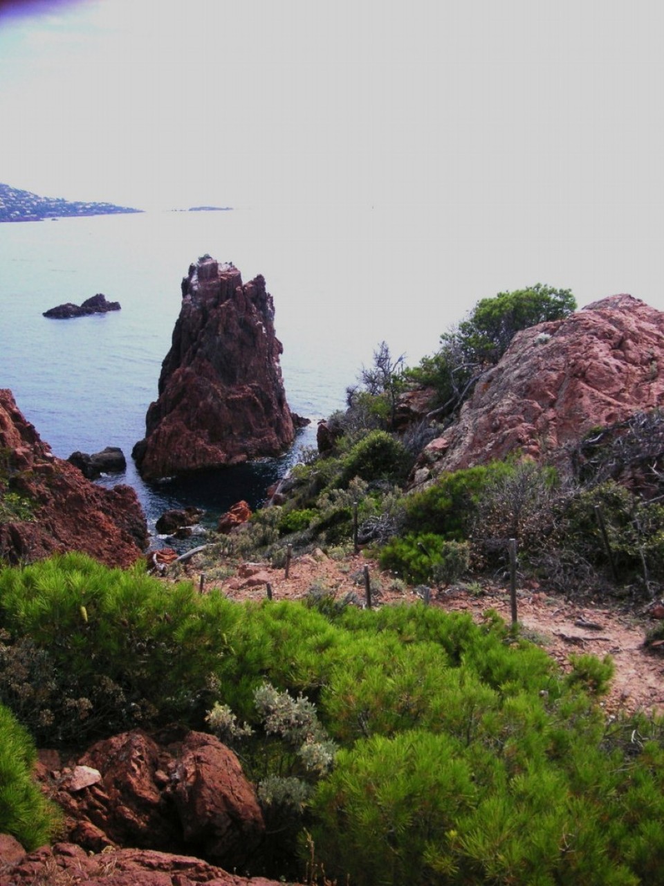 Cote d'Azur, Südfrankreich - Saint-Raphaël - Weg zum Leuchtturm