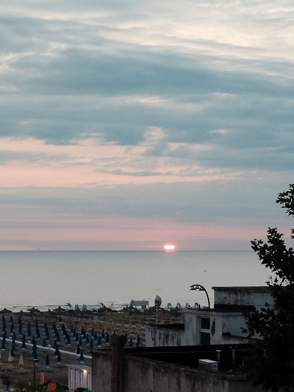 Italien - Pescara - Guten Morgen mit Sonnenaufgang und ☕ NOCH aus Rimini 