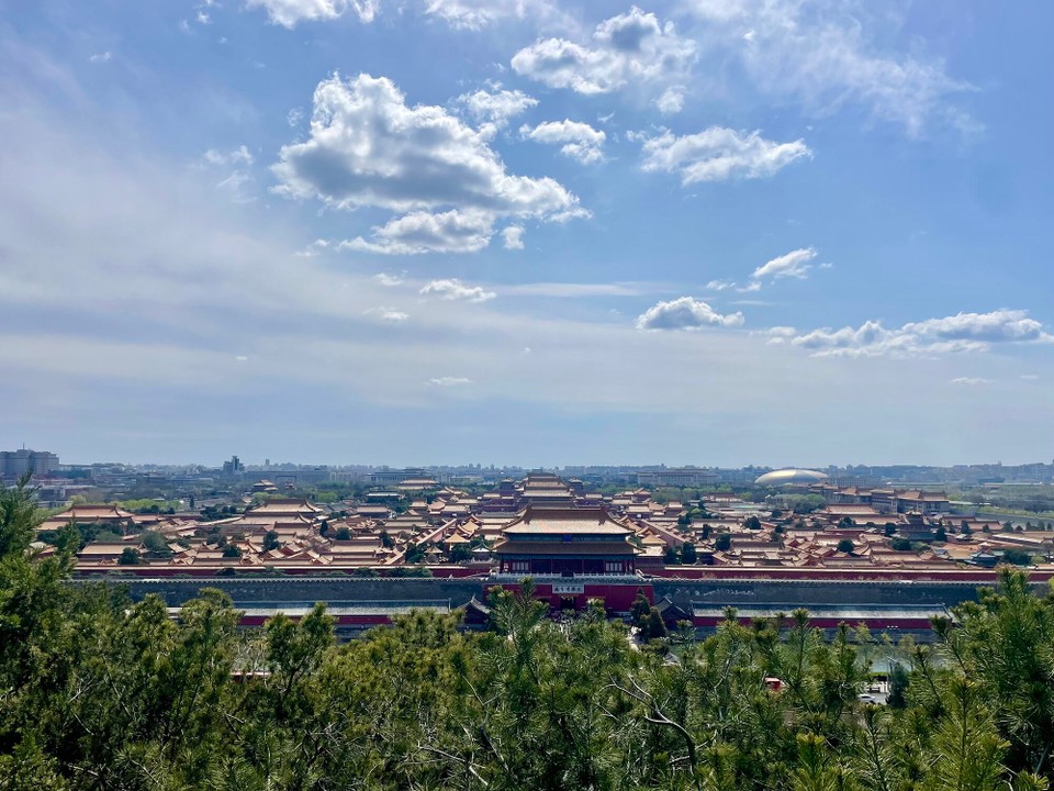 China - Beijing - Und denn no de „Blick von oben“ uf die riesig Palastaalag