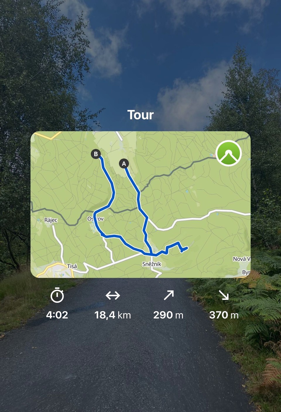 Deutschland - Rosenthal-Bielatal - Eine kleine Übersicht dank Komoot, unserem Freund und Helfer der uns fast immer zum Ziel führt.