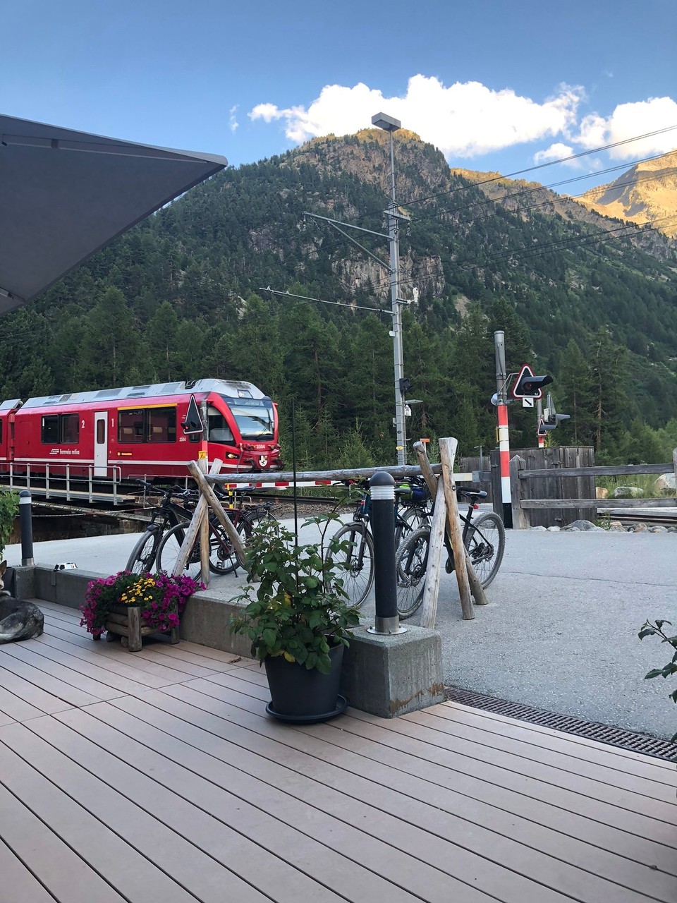 Schweiz - Pontresina - Station Morteratsch