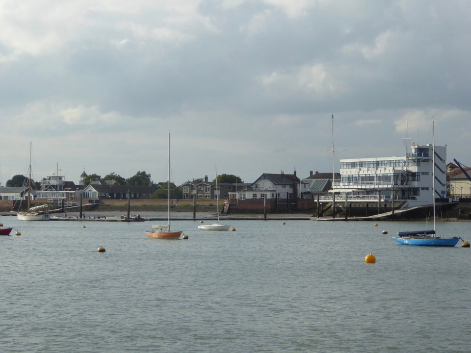 United Kingdom - Chelmsford - Passing Burnham on Crouch with it’s Royal Yacht Club, founded in 1895, and receiving its Royal Patronage in 1927.  It was initially a ferry port, later a fishing port known for its oysters and more recently a centre for yachting.