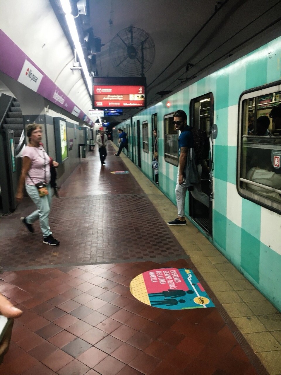 Argentinien - Buenos Aires - Easy going - Subte fahren ist absolut möglich und einfach in BA