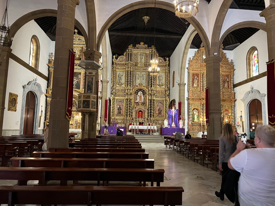 Spanien - Puerto de la Cruz - Hauptkirche von innen