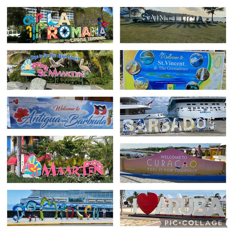 Dominikanische Republik - La Romana - Leider fehlen Bonaire und Grenada