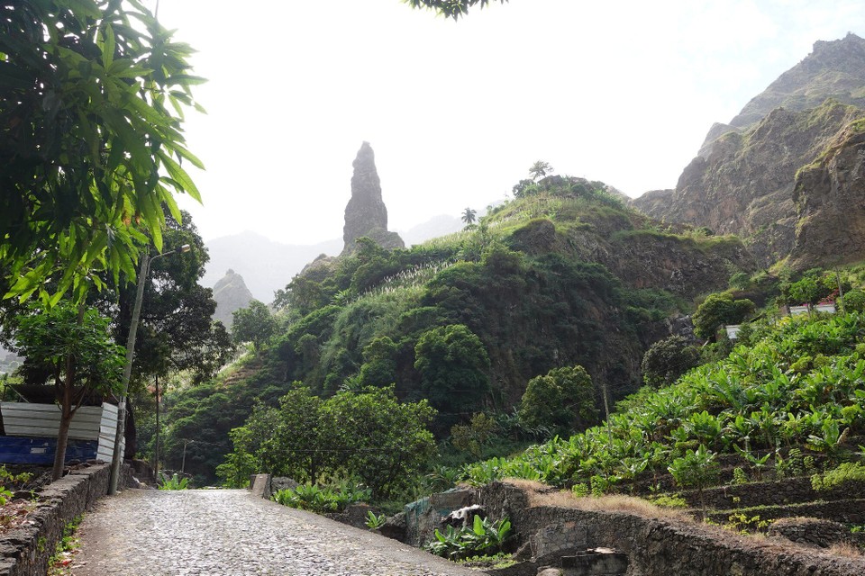 Kap Verde - Santo Antão - am valle Ribeira am Norden vun der Insel