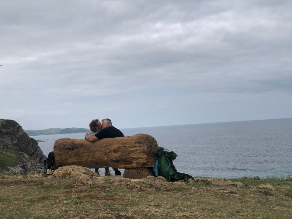 Spanien - Comillas - Einsamer Platz mit Ausblick